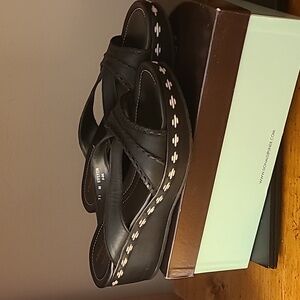 Donald J. Pliner Black Slide Sandals Size 11 M